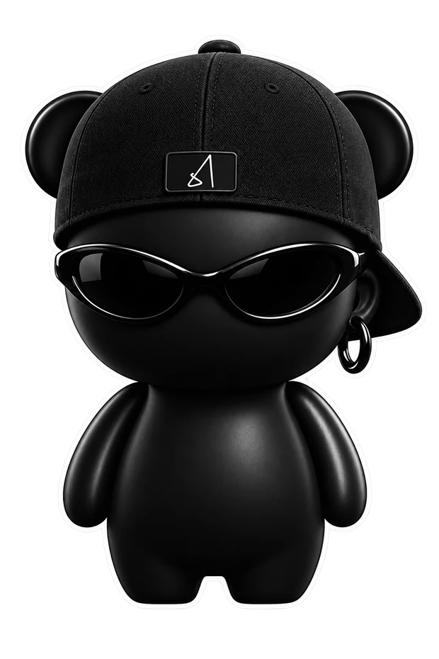 H — mascot character with the H monogram cap